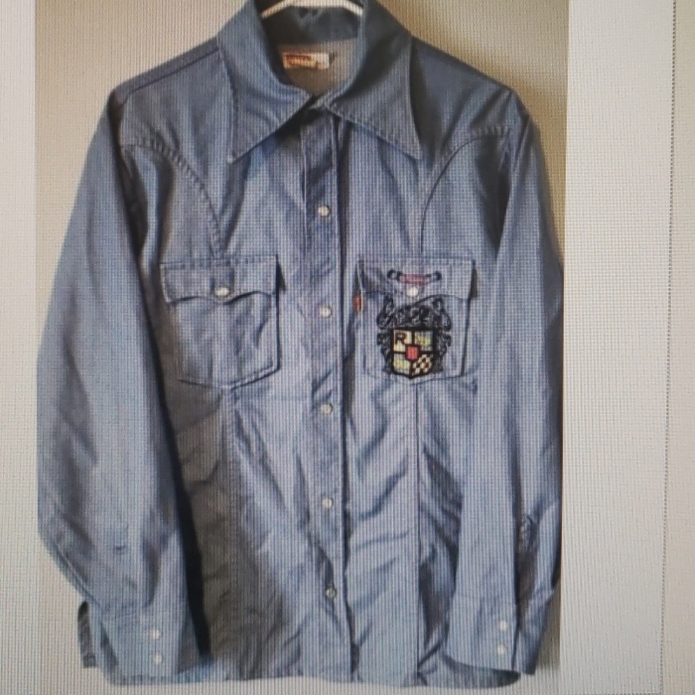 Levis Vintage Denim Long Sleeve Shirt